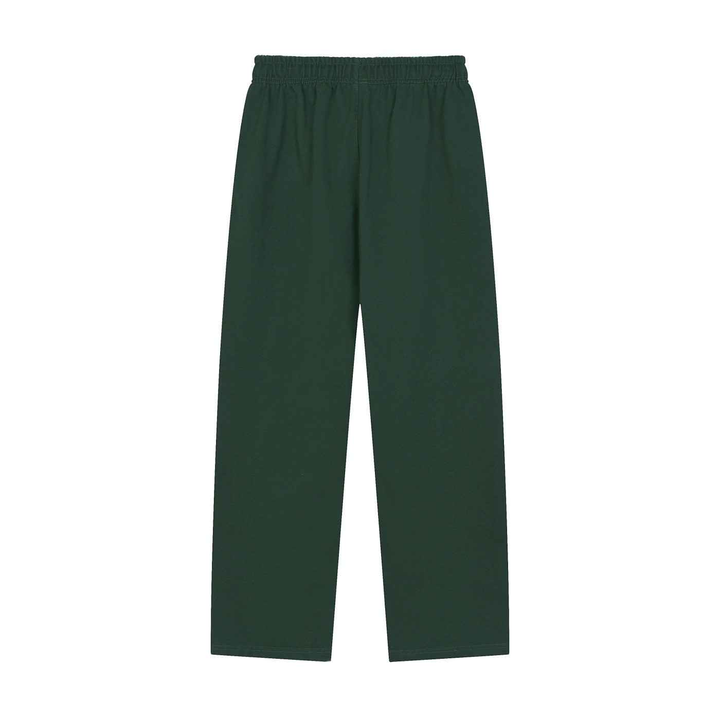 Solid Color Straight-Leg Sweatpants