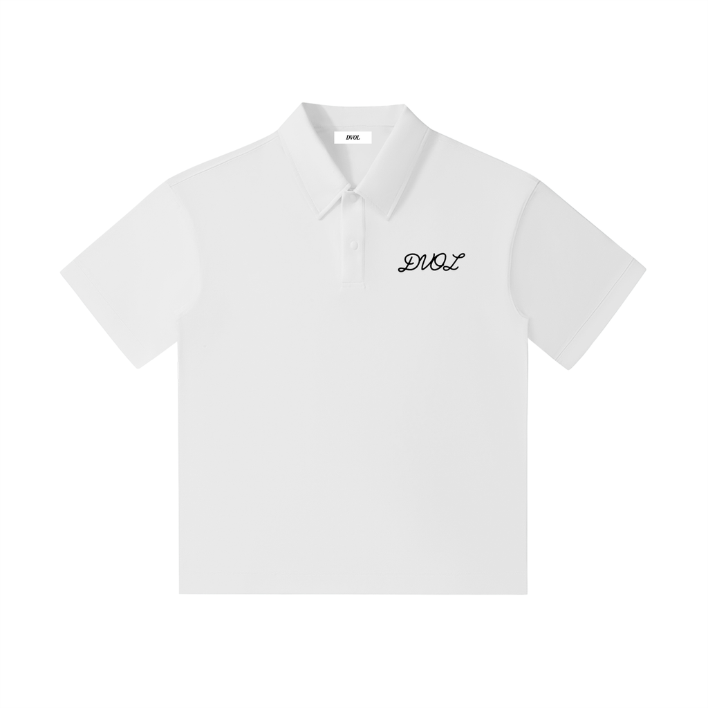 Drop Shoulder Short-Sleeve Polo