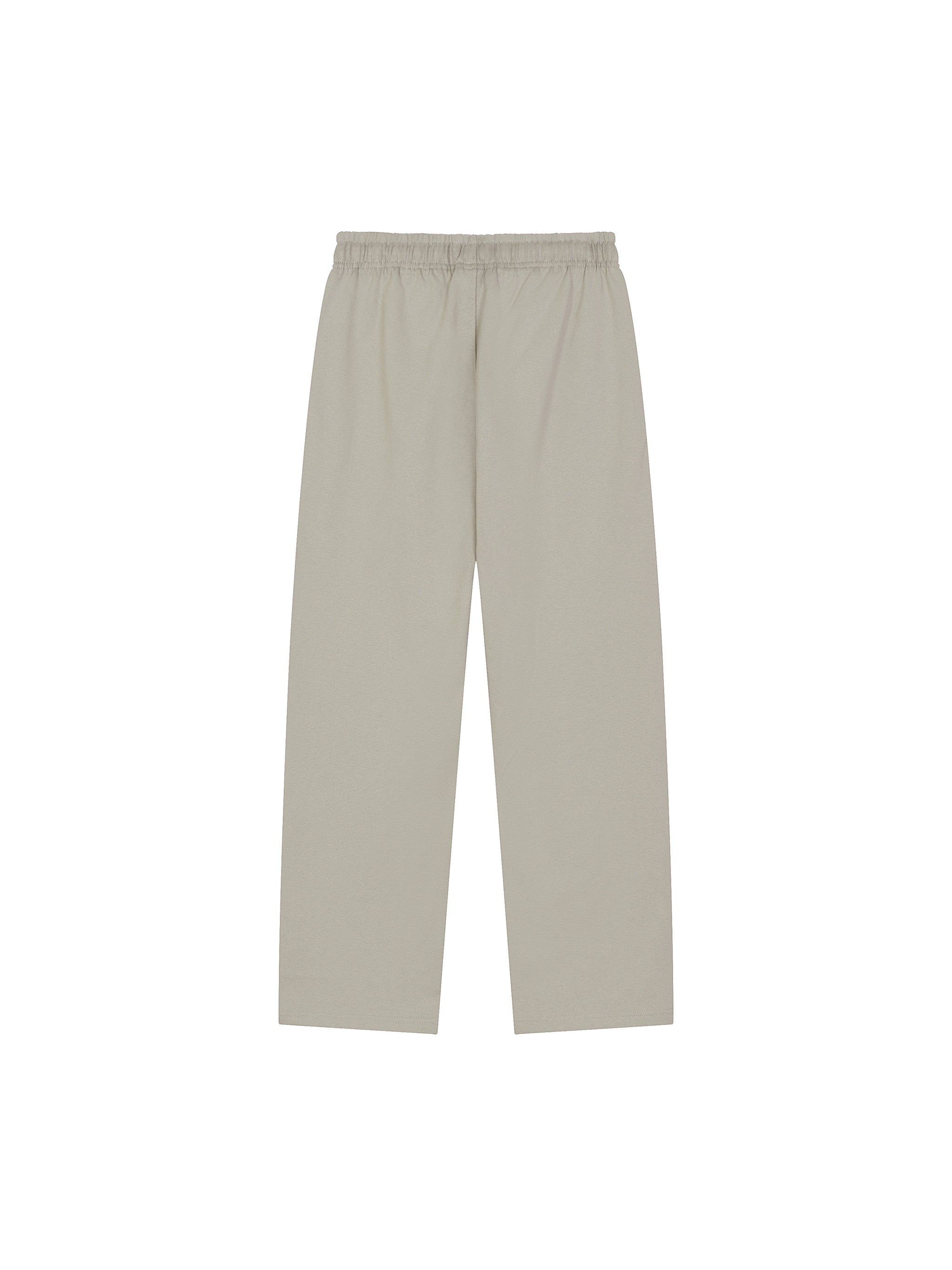 Solid Color Straight-Leg Sweatpants